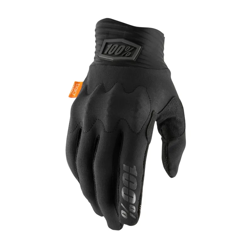 100% Cognito D30 Gloves in Black Charcoal