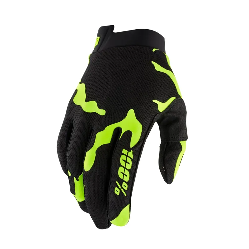100 Percent iTrack Youth Gloves Salamander 