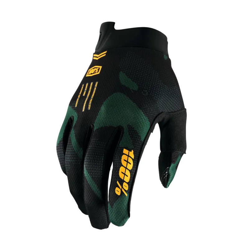 100 Percent iTrack Glove Sentinel Black