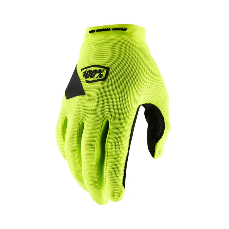 100 percent Ridecamp Glove Fluo Yellow 