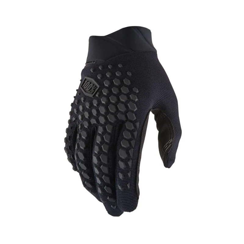 100% Geomatic Gloves in Charcoal Black