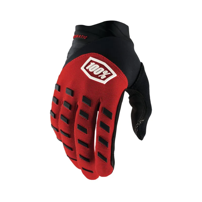 100 Percent Airmatic Youth Gloves Red Black