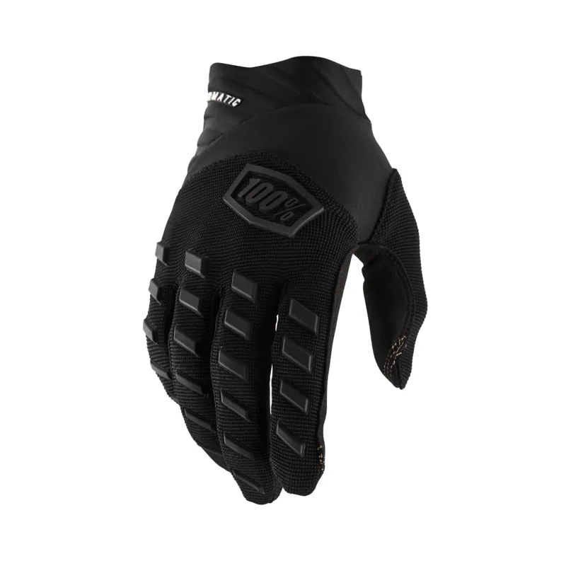 100 Percent Airmatic Youth Glove Black Charcoal