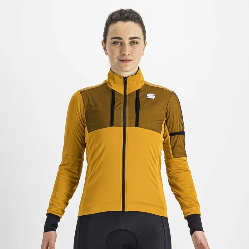 Sportful Supergiara Womens Jacket in Yellow