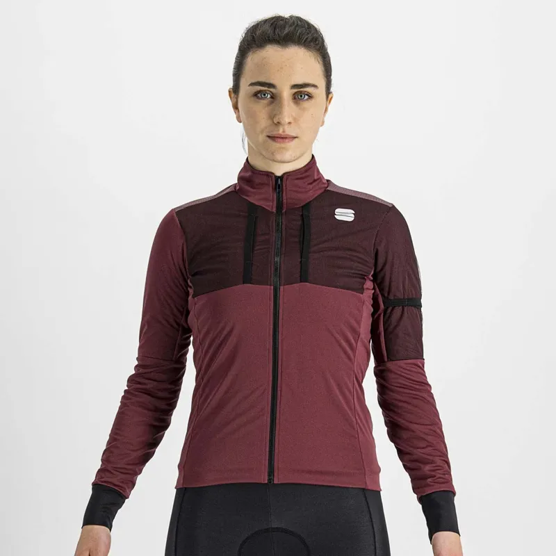Sportful Supergiara Womens Jacket in Red