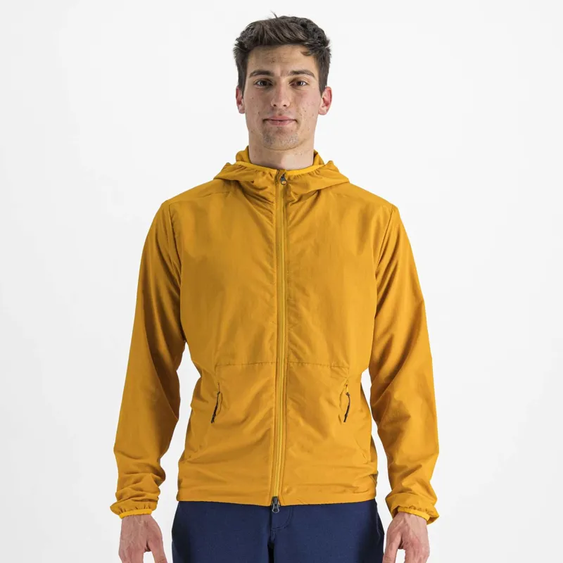 Sportful Metro Mens Light Jacket in Yellow