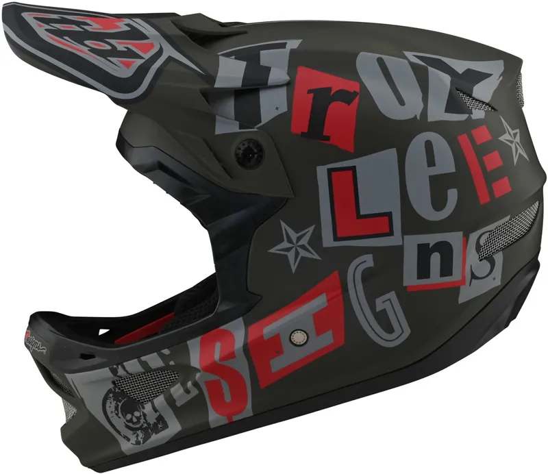 Troy Lee Designs D3 Fiberlite Helmet Olive 