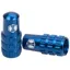 Box Cone Presta Valve Cap Pair in Blue