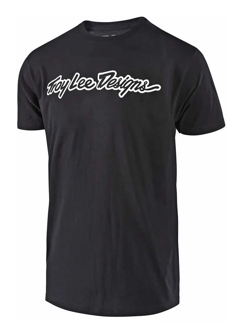 Troy Lee Designs Signature Tee in Black 