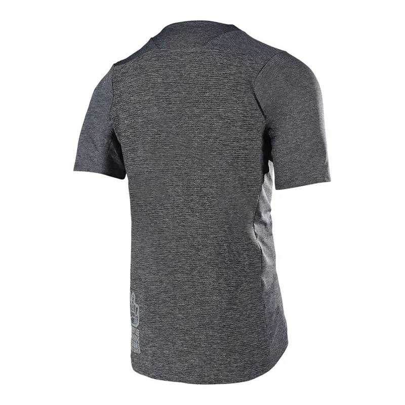 Troy Lee Designs Skyline Solid Short SLeeve Jersey Heather Gray-1