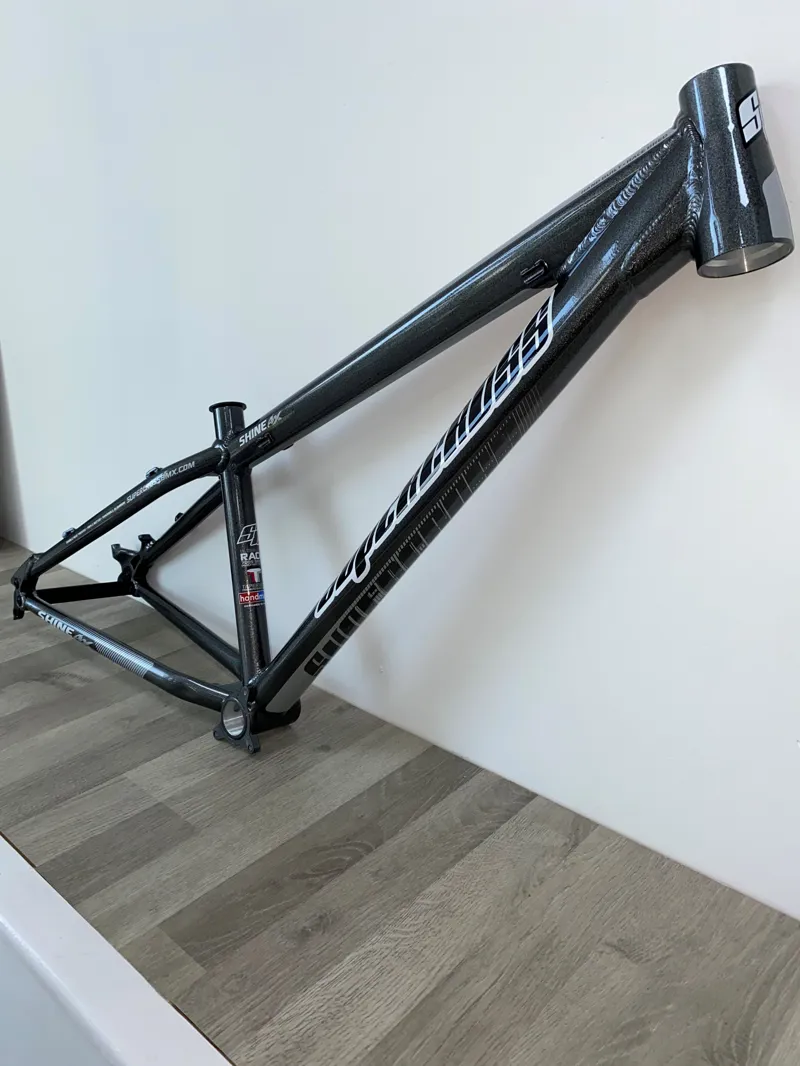 Supercross Shine 26  4X and Jump Bike Frame Gun Grey Small -1