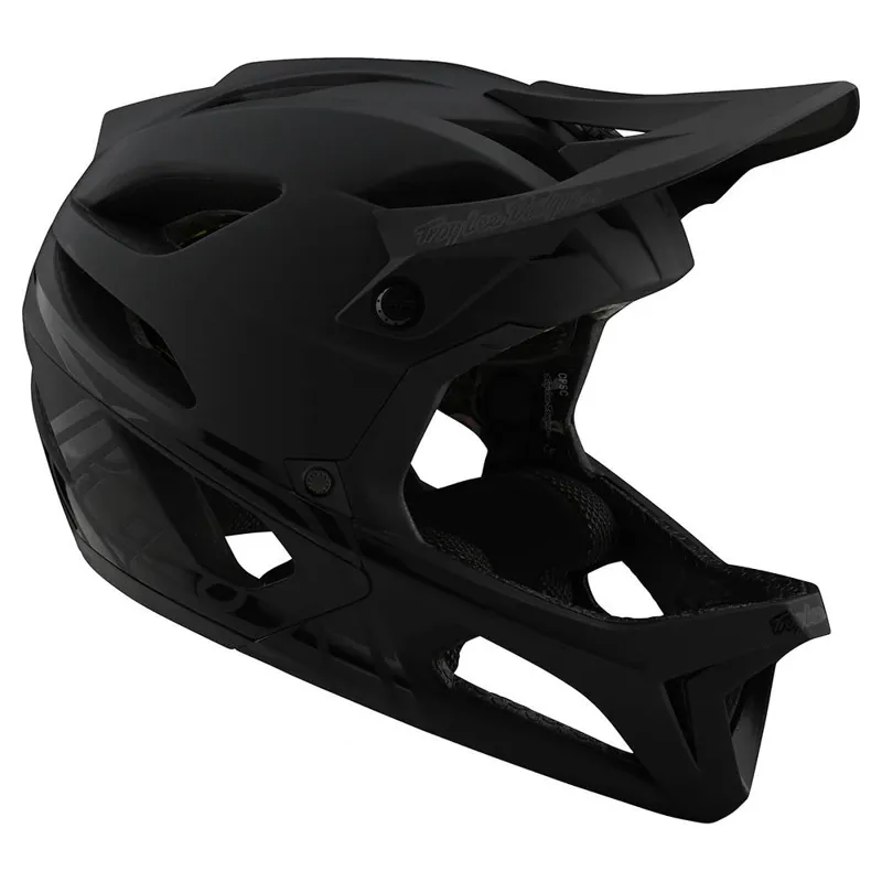 Troy Lee Designs Stage MIPS Full Face Helmet Stealth Midnight-3