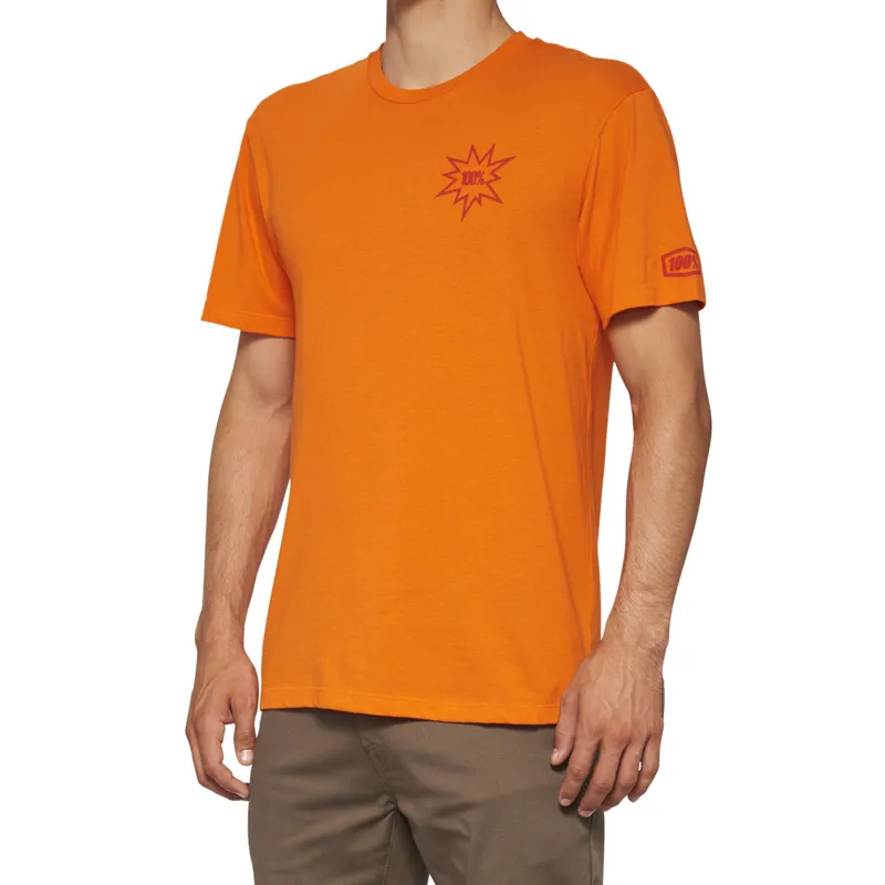 100% SERPICO Short Sleeve T-Shirt in Orange