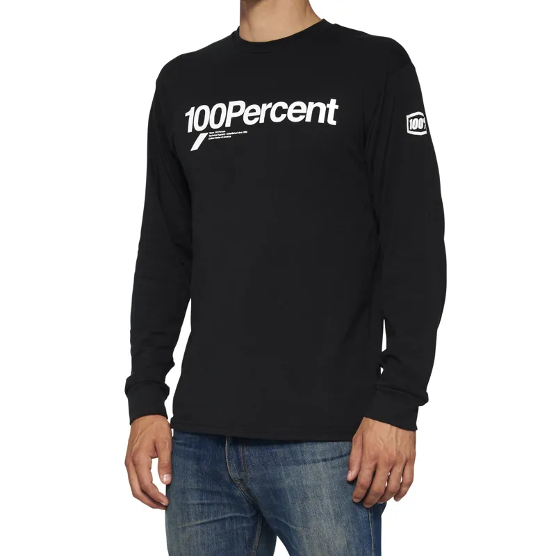 100% Bilto Long Sleeve T-Shirt in Black