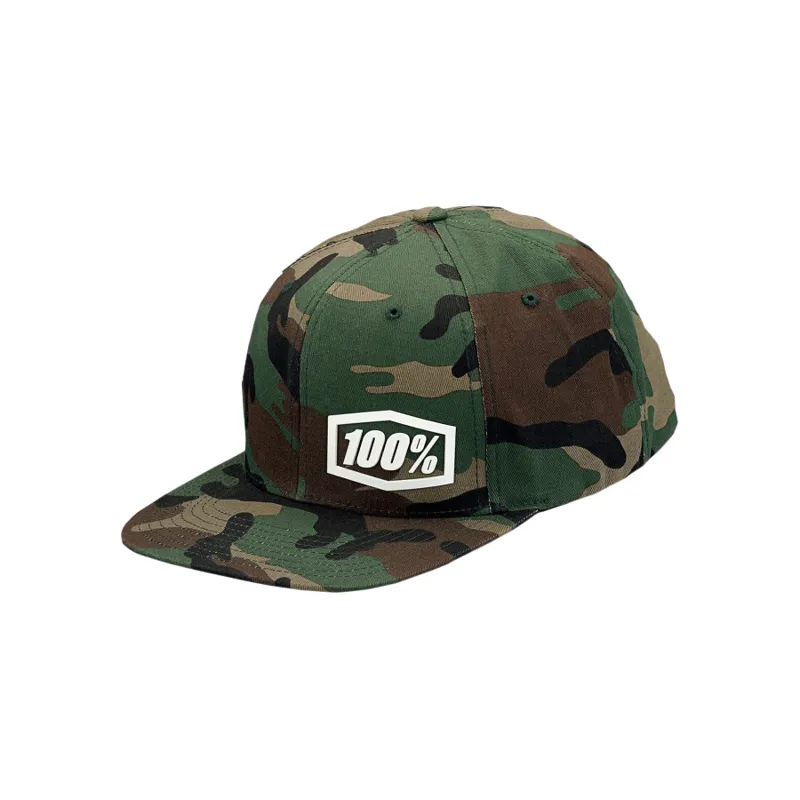 100 Percent Machine Snapback Hat Camo