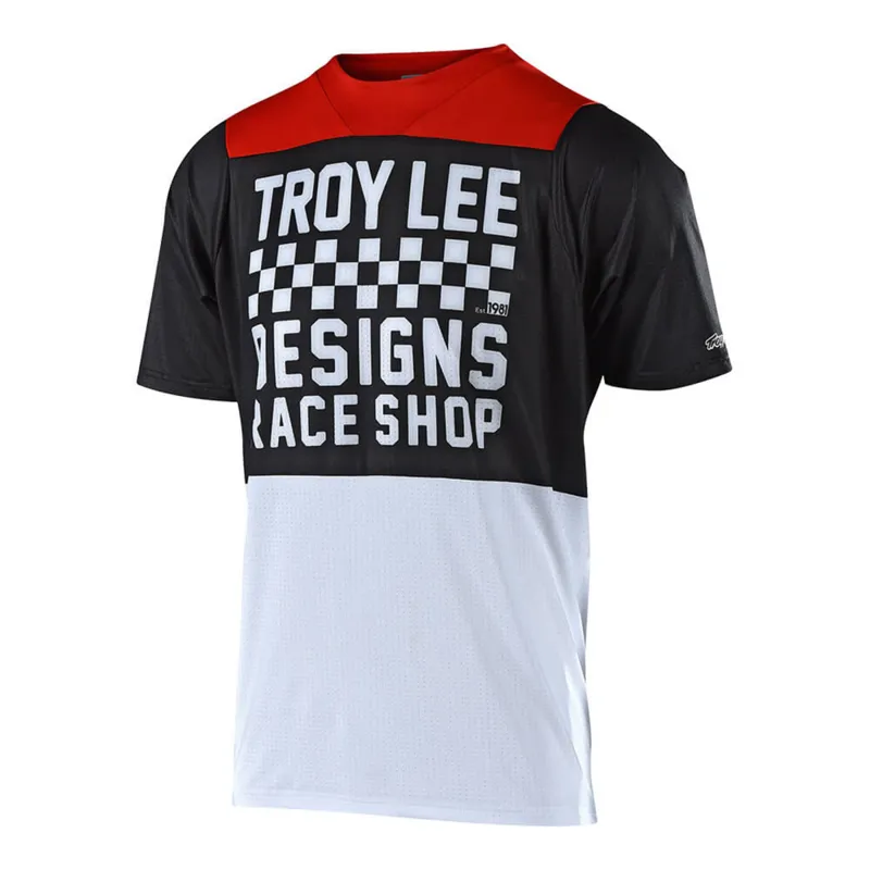 Troy Lee Designs Skyline Youth Jersey Checker Black White Red
