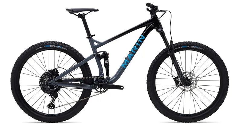 Marin Rift Zone 1 Mountain Bike 27.5 In Gloss Black And Charcoal