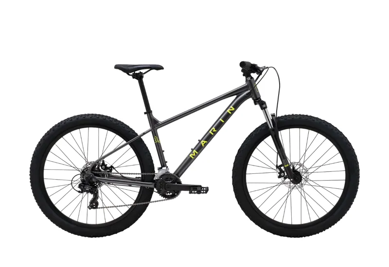 Marin Bolinas Ridge 1 Hardtail Mountain Bike 29 Inch Wheel Charcoal And Yellow