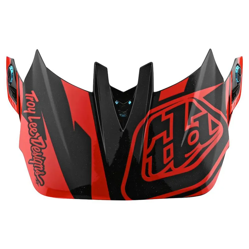 Troy Lee Designs D4 Visor Slash Orange/Black 