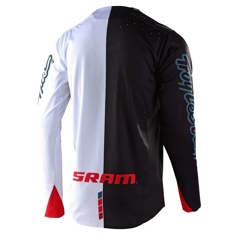 Troy Lee Designs Sprint Ultra Jersey Tilt Sram Black/White-1