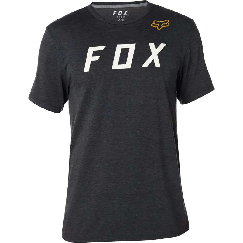 Fox Grizzled Tech T-Shirt Short Sleeve Heather Black
