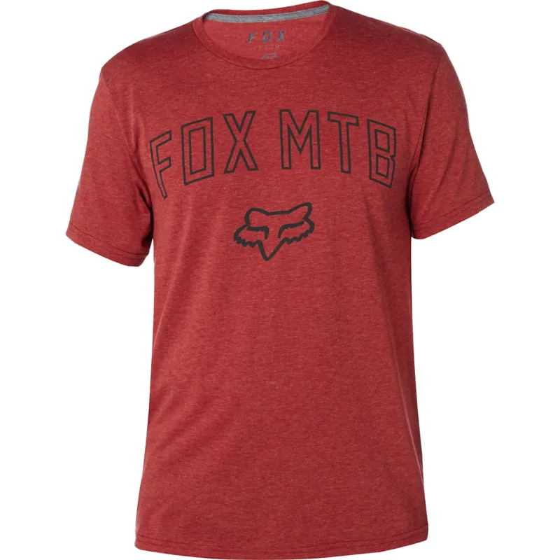 Fox Passed Up Tech T-Shirt Short Sleeve Heather Burgundy