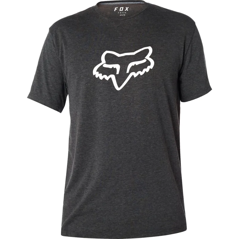 Fox Tournament Tech T-Shirt Short Sleeve Heather Black