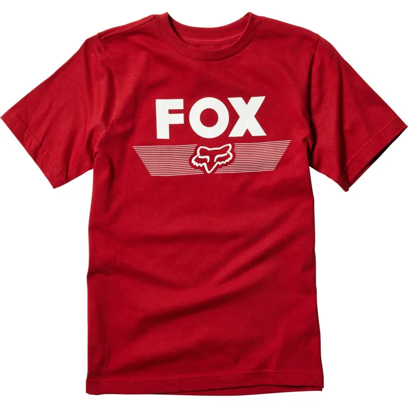 Fox Youth Aviator Tee Cardinal