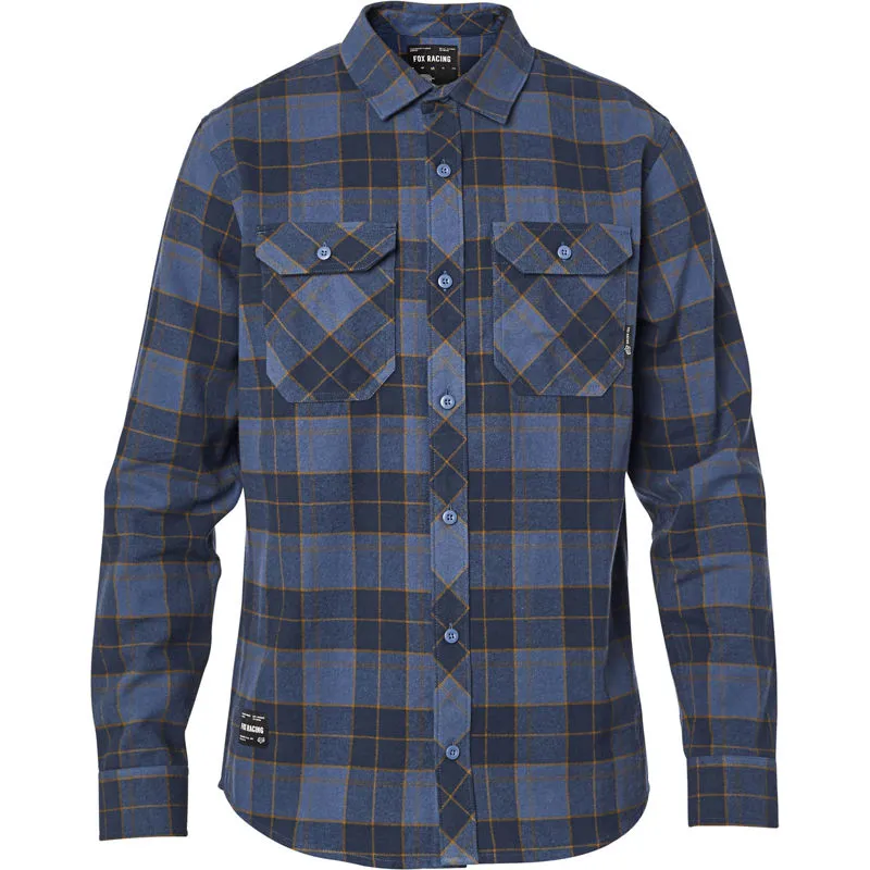Fox Traildust 2.0 Flannel Navy/Gold