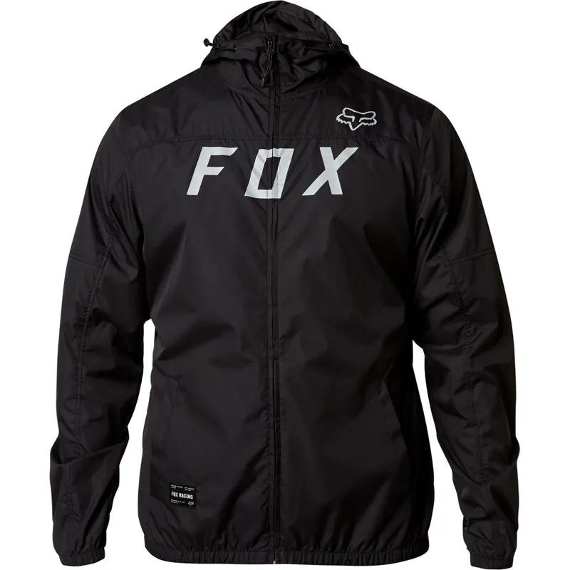Fox Moth Windbreaker Jacket Black 