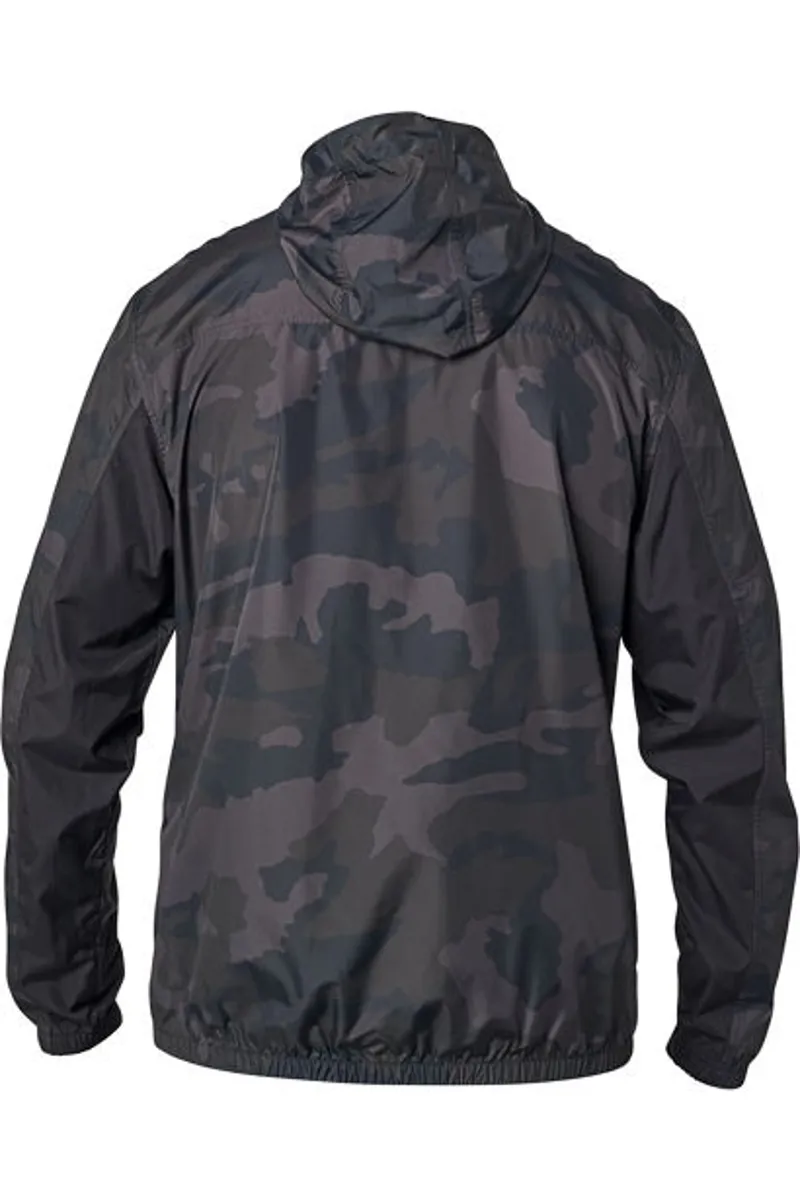 Fox Moth Camo Windbreaker Jacket Black Camo -1