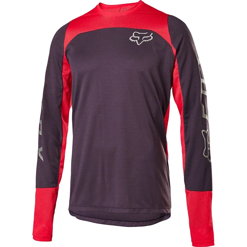 Fox Defend Long Sleeve Jersey Dark Purple 