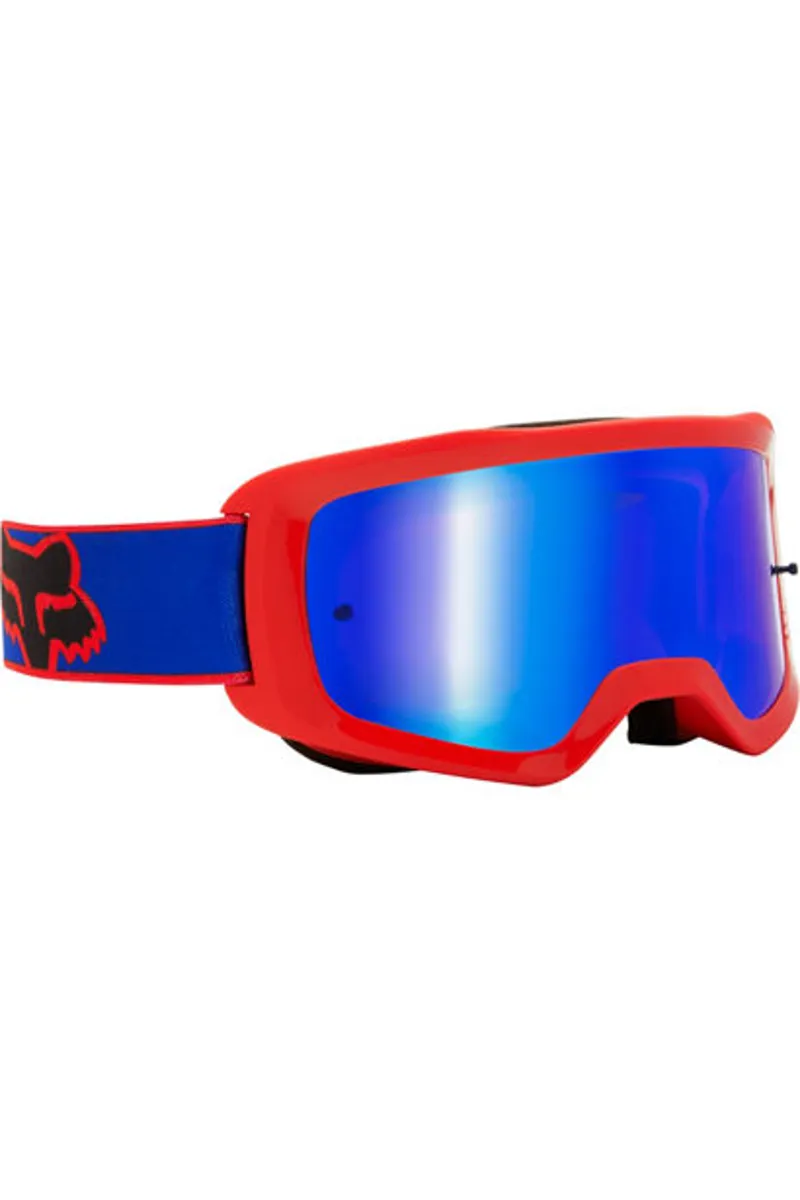 Fox Main OKTIV Mirrored Goggle Flo Red -1
