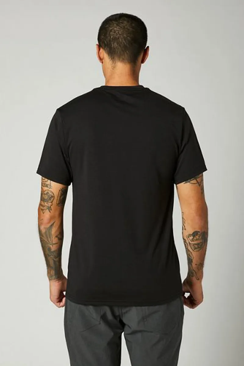 Fox Apex Tech Tee Black Red -1
