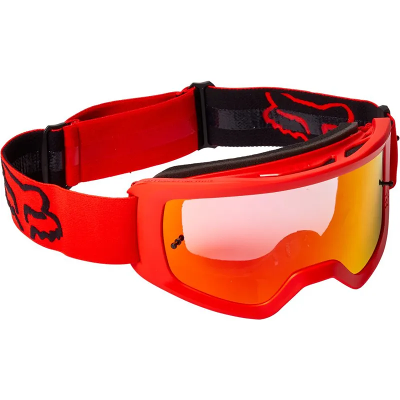 Fox Main Stray Mirrored Goggle Flo Red