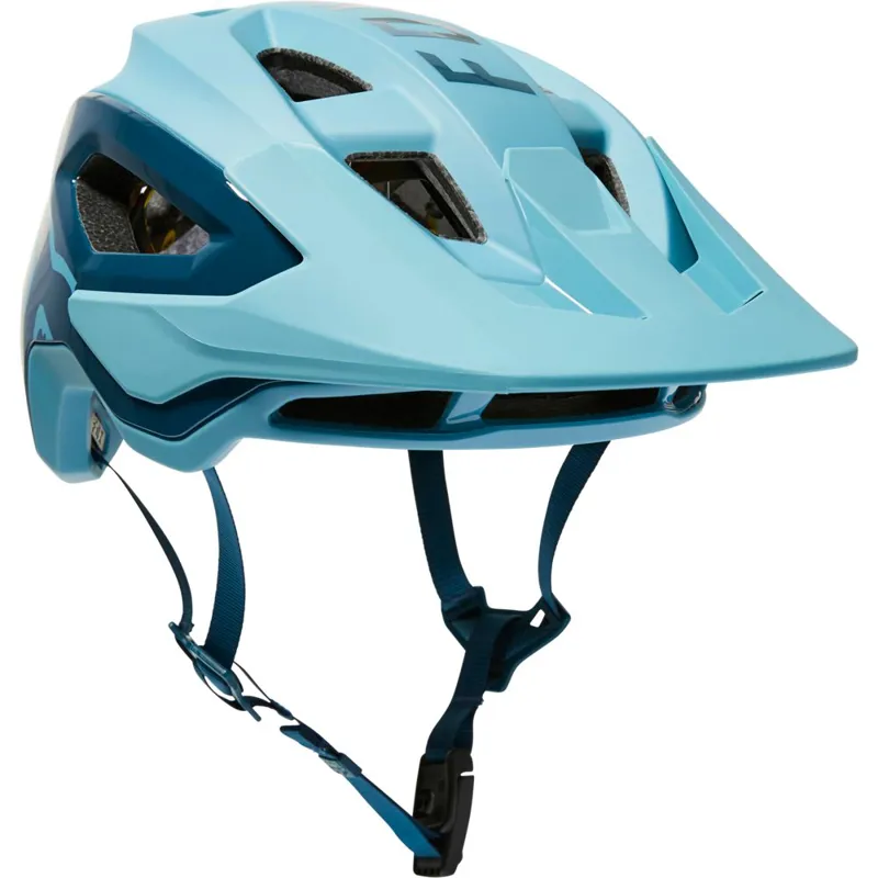 Fox Speedframe Pro MTB Helmet in Sulphur Blue