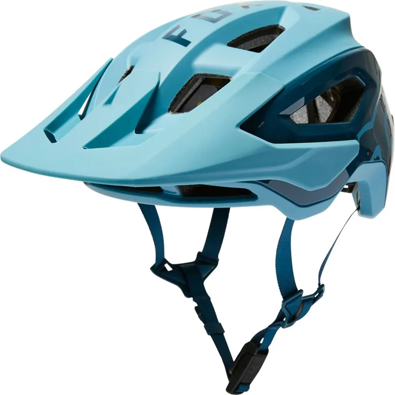 Fox Speedframe Pro MTB Helmet in Sulphur Blue-1