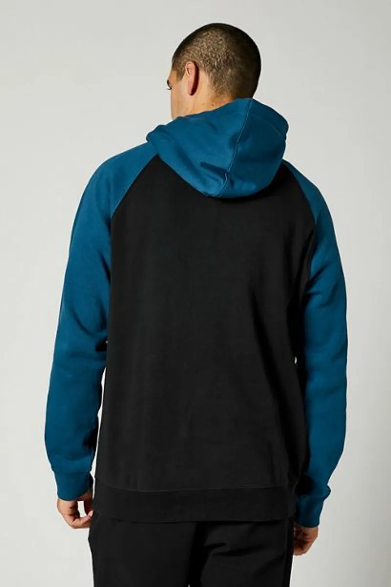 Fox Emblem Raglan Pullover Hoddie Dark Indigo -1