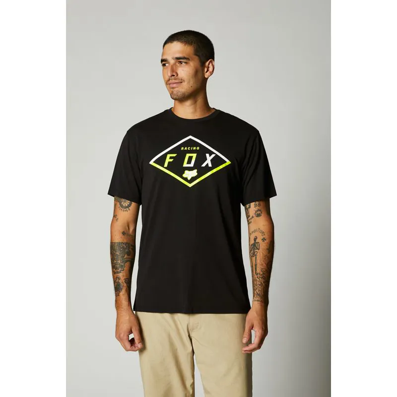 Fox Badge Tech Tee Black 