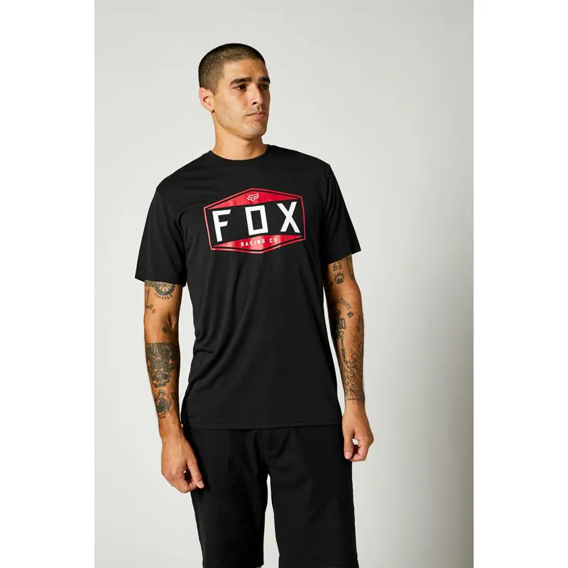 Fox Emblem Tech Tee Black 