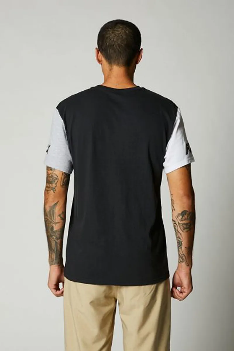 Fox Paddox Contrast Sleeves Basic Tee Black-1