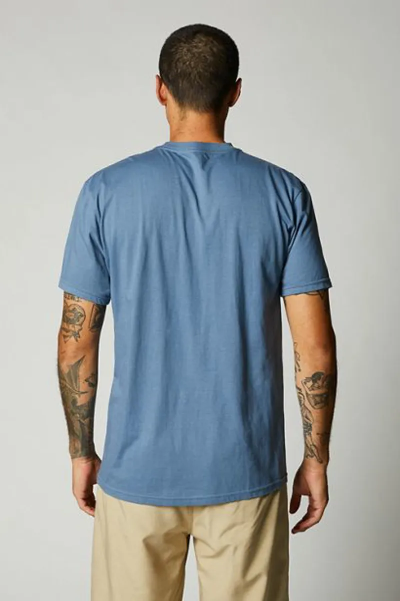 Fox Overspray Basic Tee Matte Blue -1