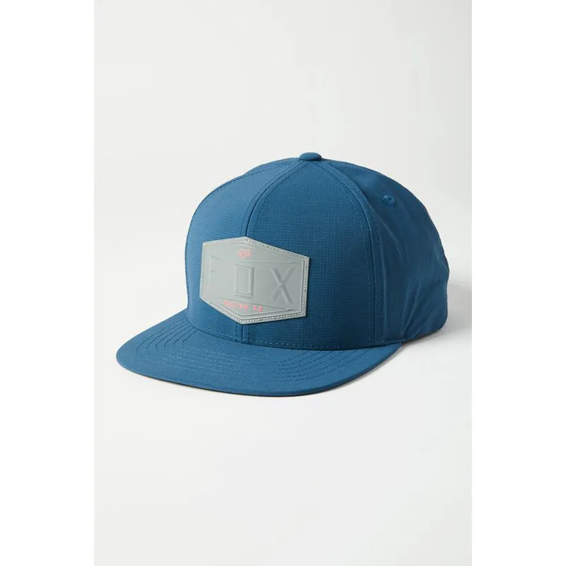Fox Emblem Snapback Hat Dark Indigo 