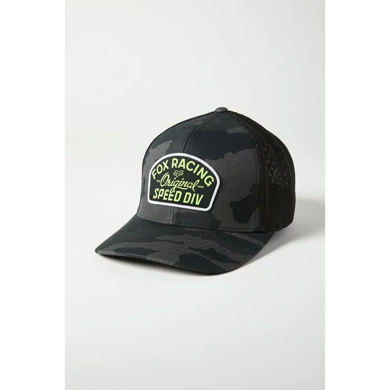 Fox OG Camo Flexfit Hat Black Camo 