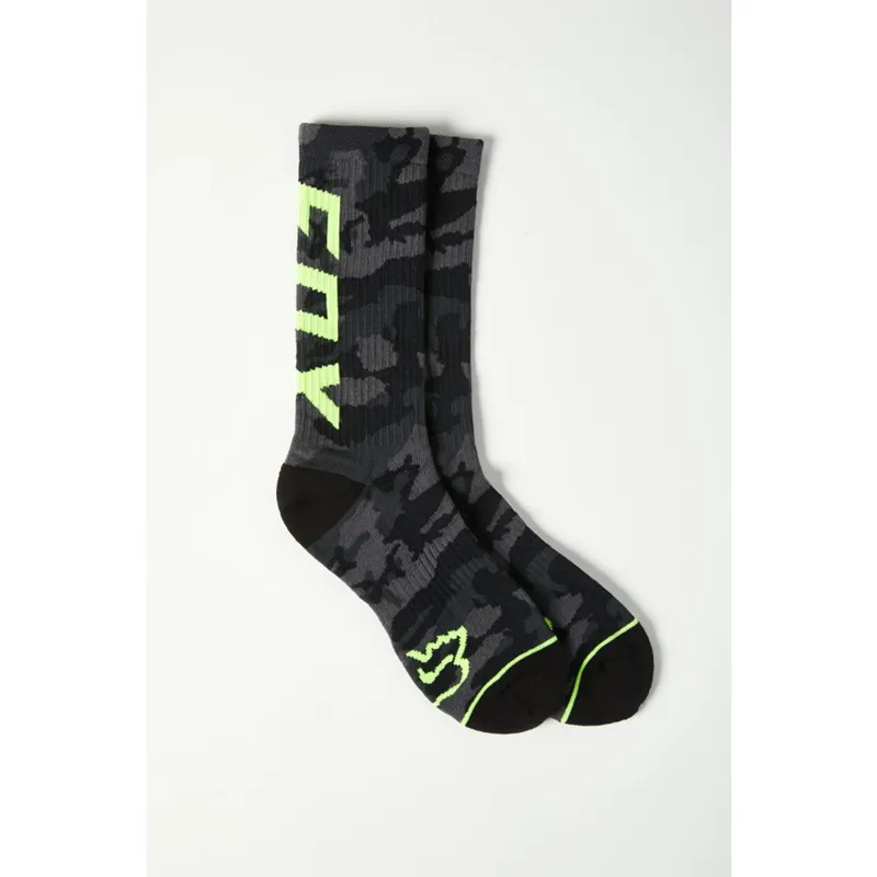 Fox CAMO CUSHIONED CREW SOCK Black Cammo