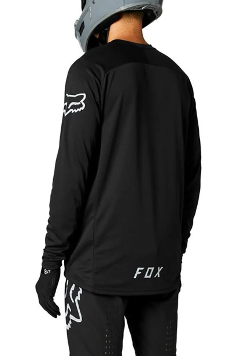 Fox defend Long Sleeve Jersey Black -1