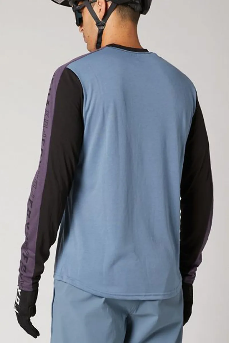 Fox Ranger DriRelease Long Sleeve Jersey Matte Blue -1