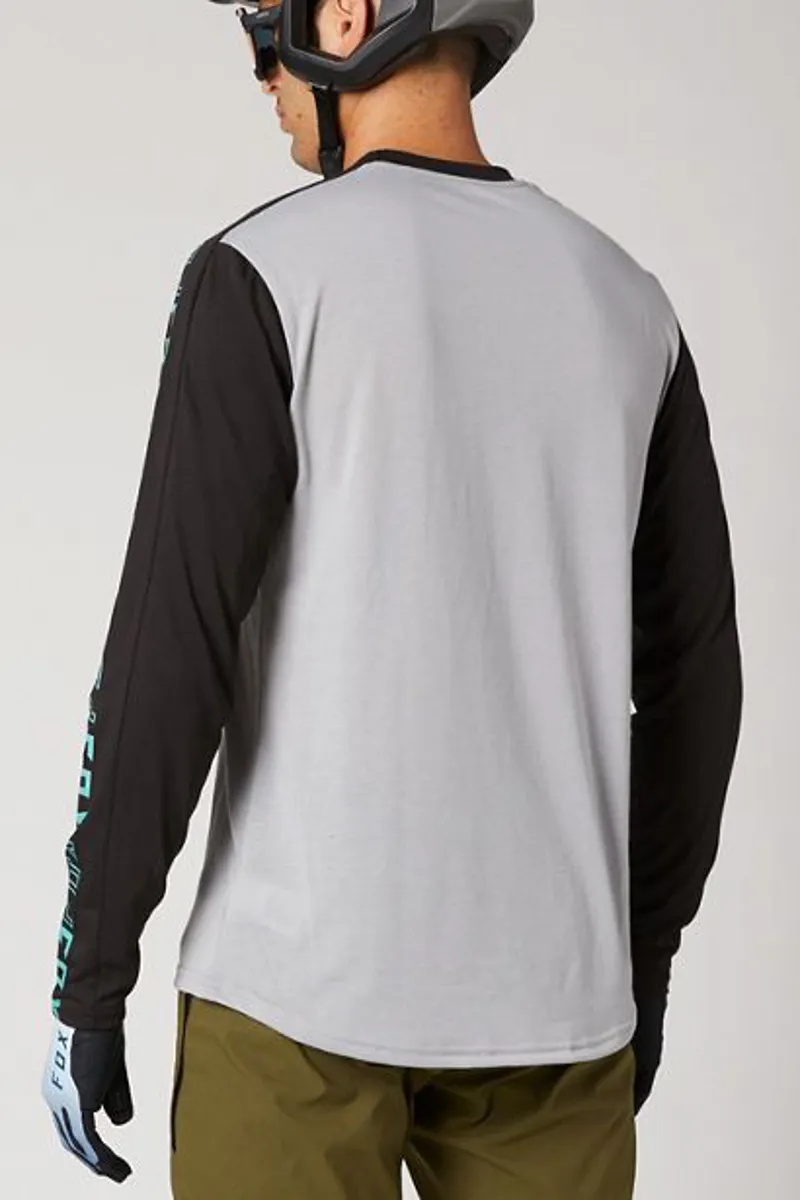 Fox Ranger DriRelease Long Sleeve Jersey STL Grey -1