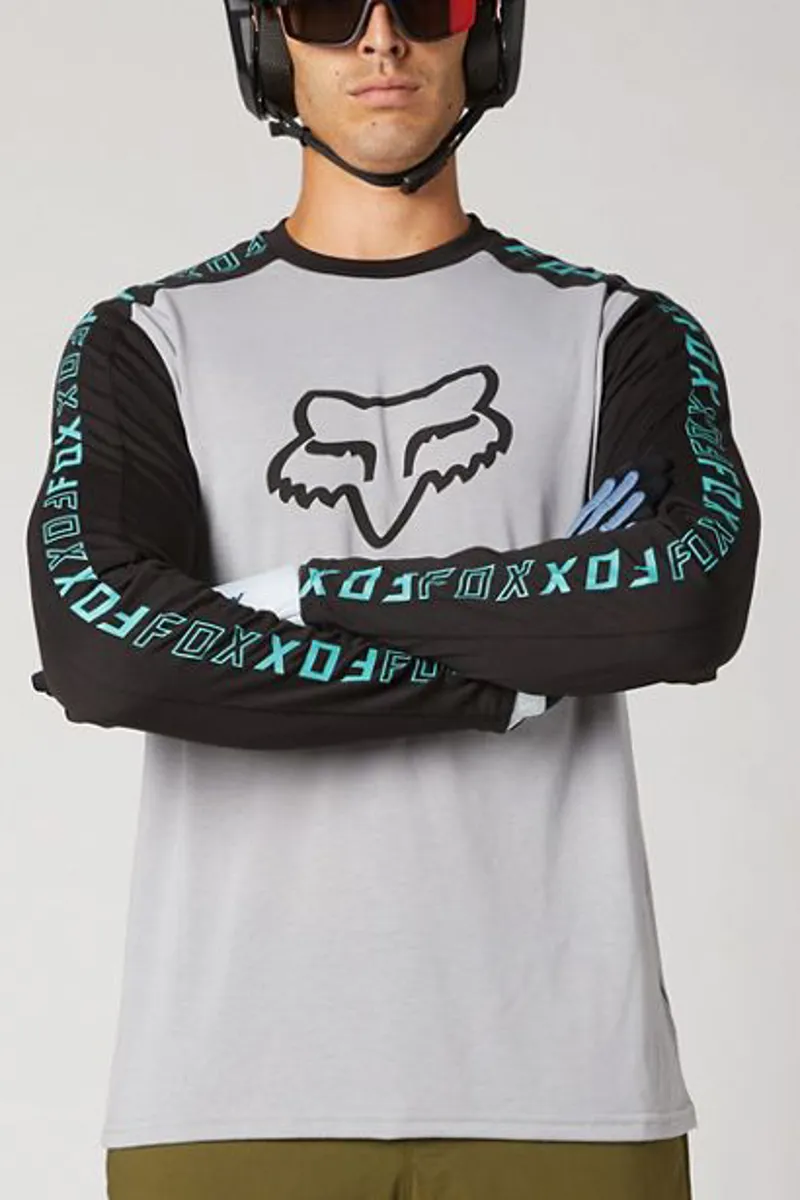 Fox Ranger DriRelease Long Sleeve Jersey STL Grey -2