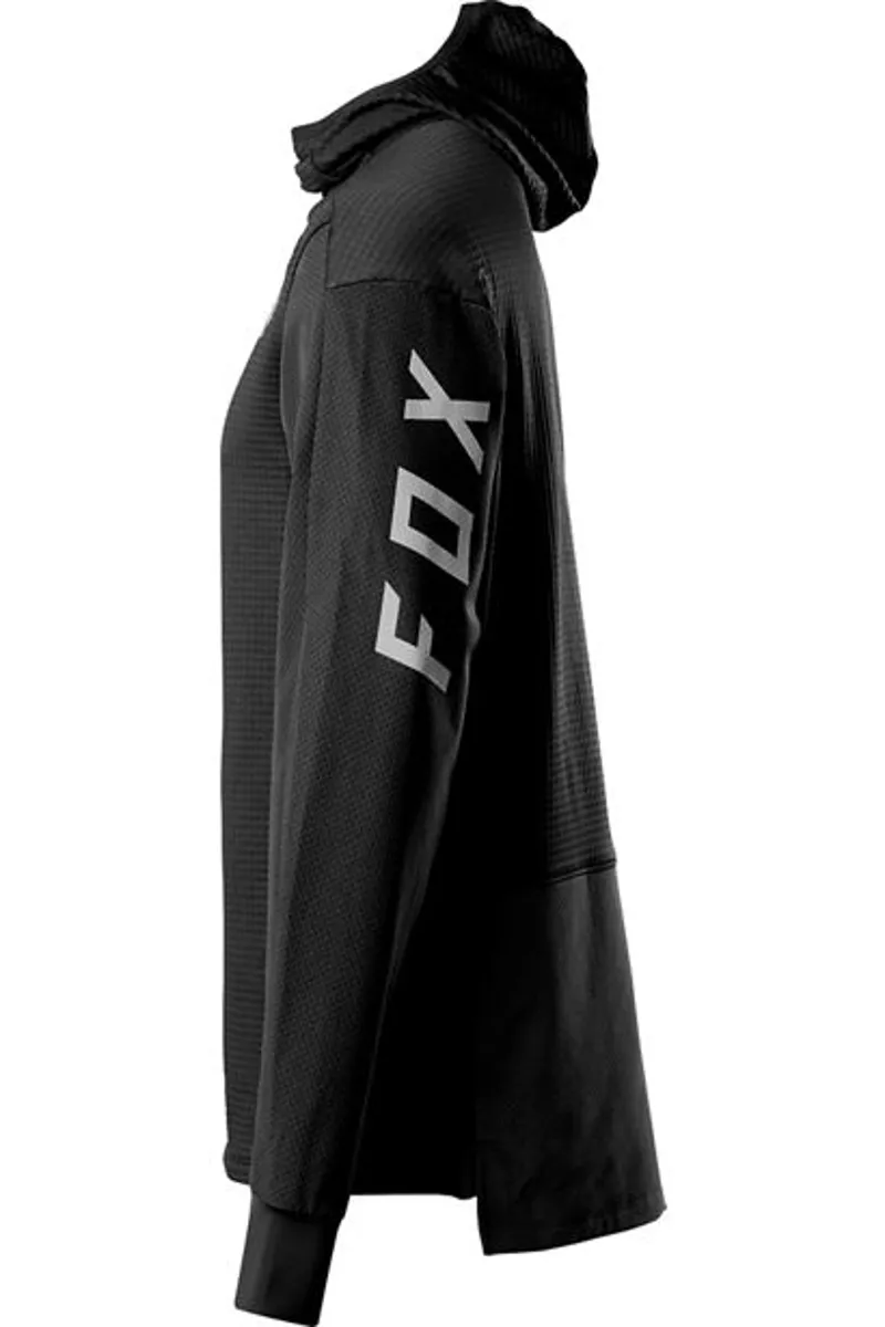 Fox Defend Thermo Hooded Jersey Black -3